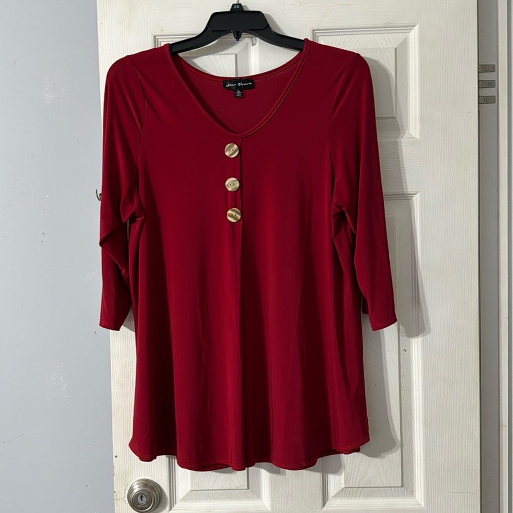 Red women’s blouse
